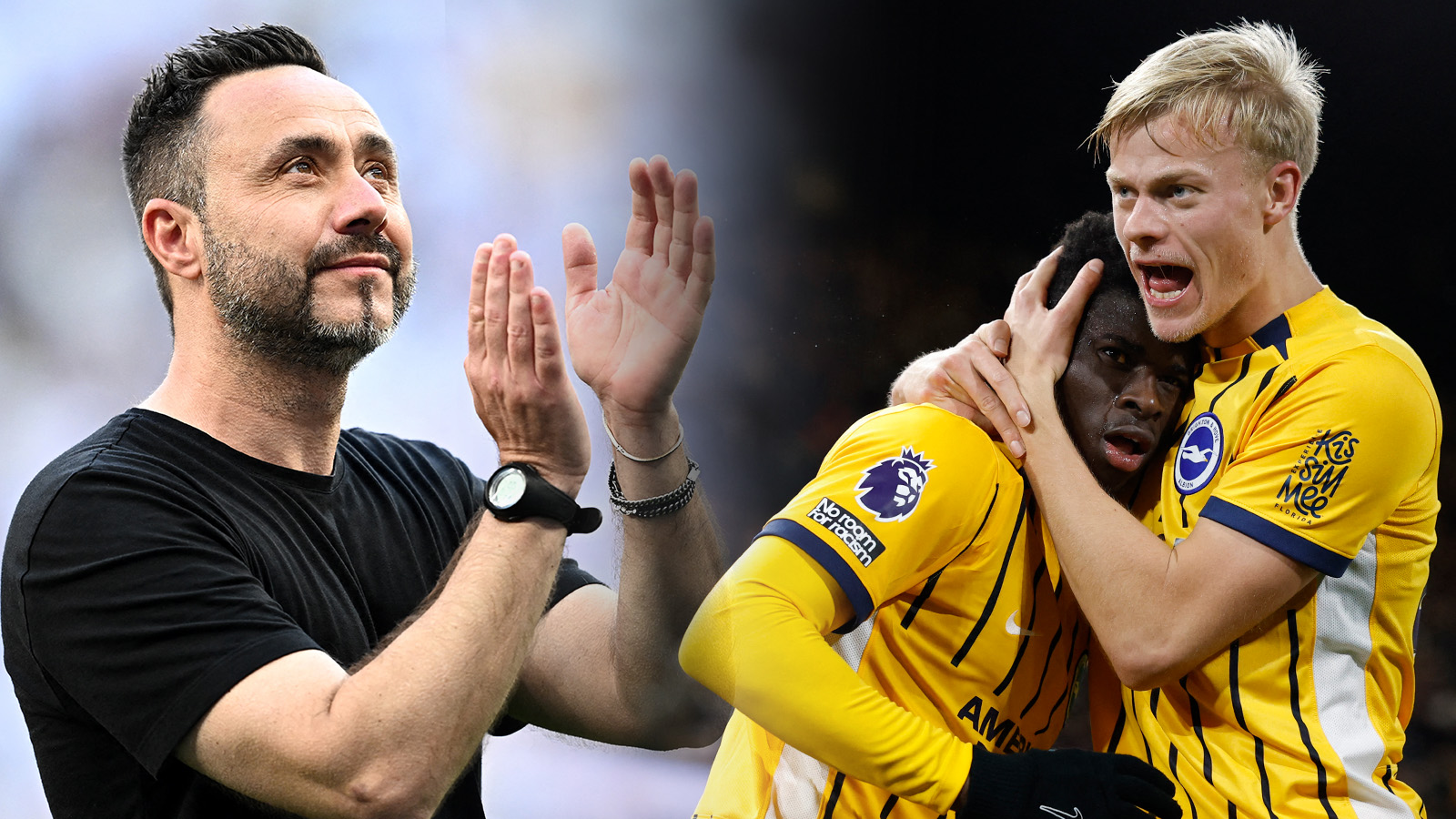 Brittisk media: De Zerbi ute efter tre Brighton-spelare