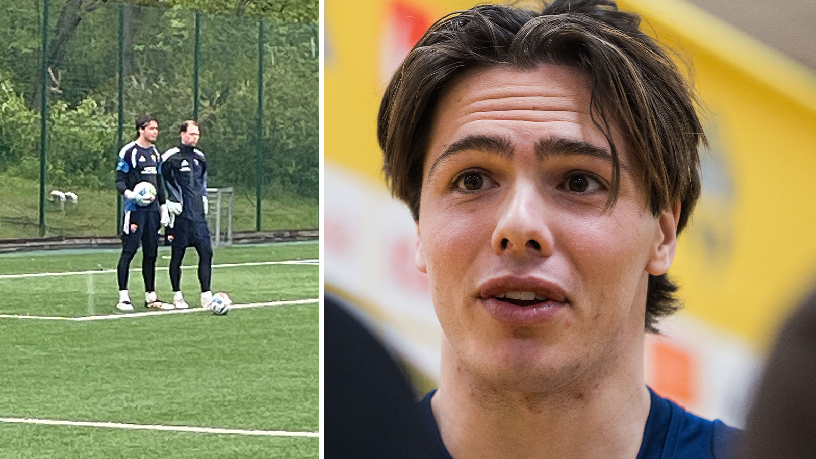 Här tränar ”JWZ” med Djurgården