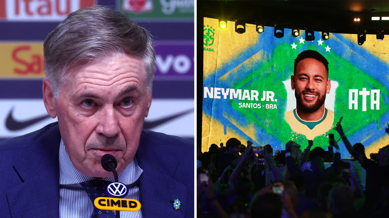 Ancelotti har tagit ut sin VM-trupp – Neymar får plats