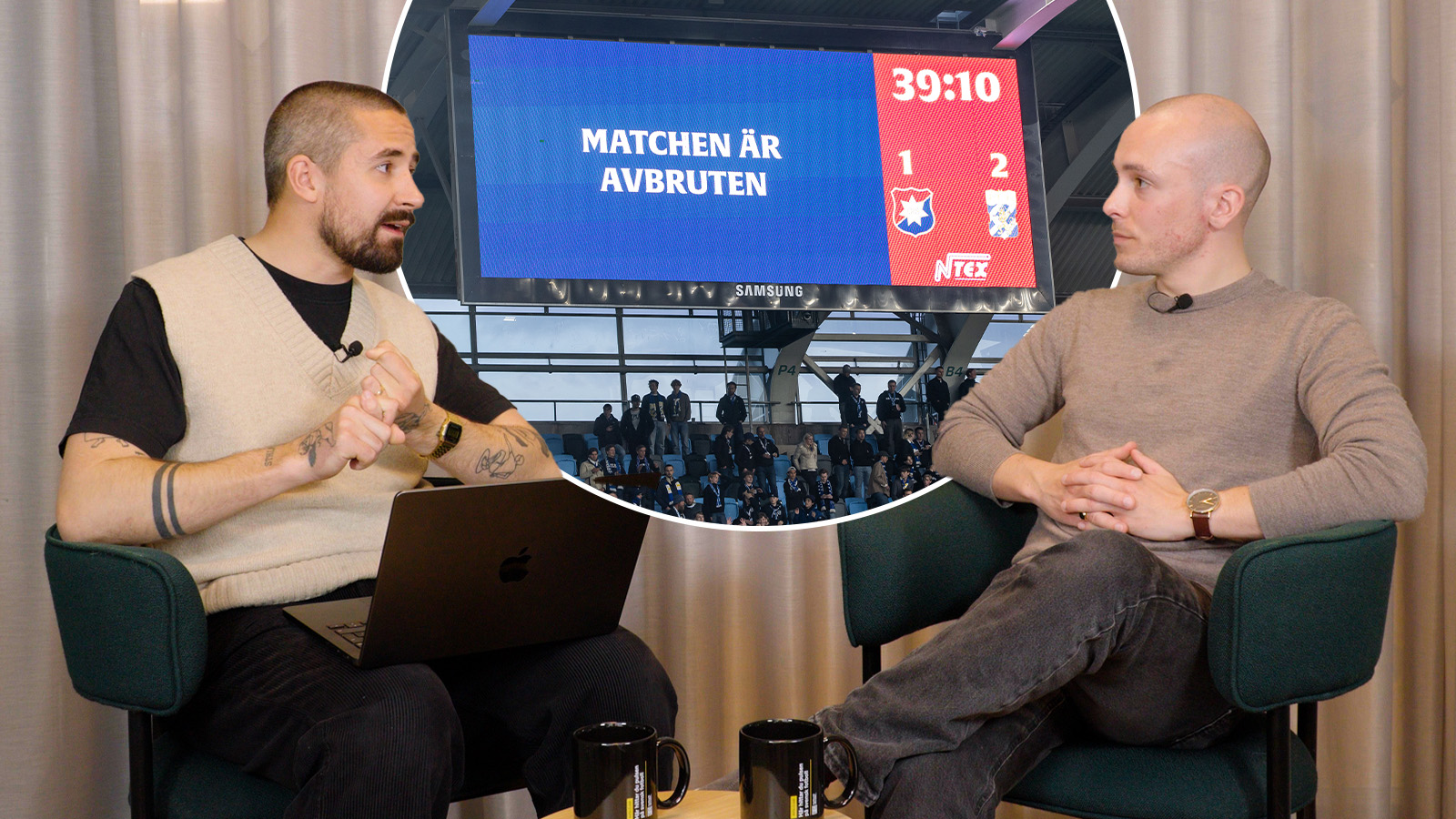 TV: Studion om avbrutna skandalderbyt
