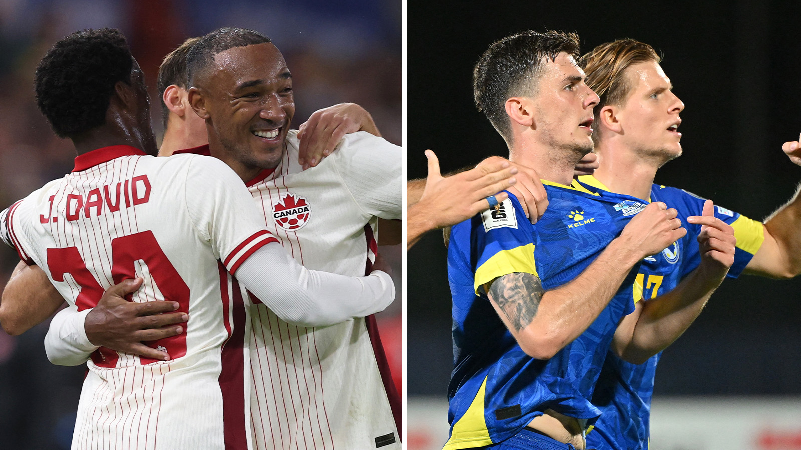 JUST NU: Så startar Kanada och Bosnien i Toronto