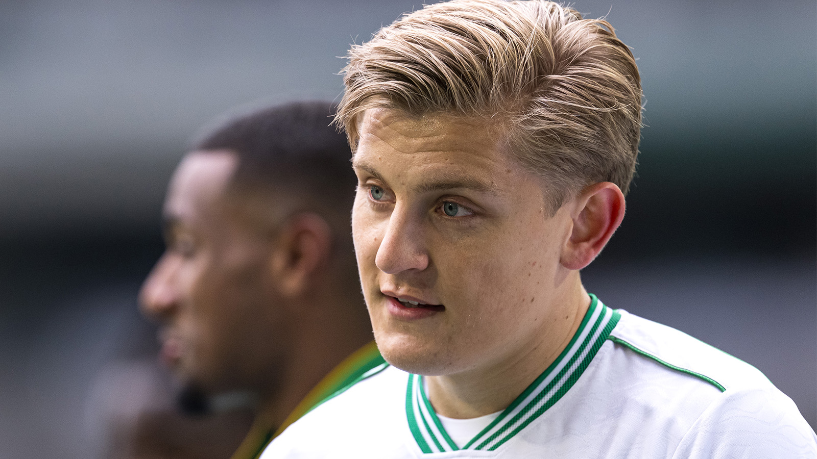 260503 Hammarbys Dennis Collander efter fotbollsmatchen i Allsvenskan mellan Hammarby och Västerås den 3 maj 2026 i Stockholm.