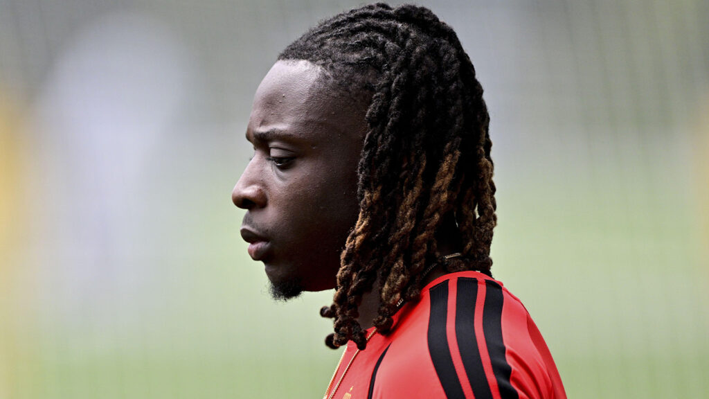 **Seattle, USA. 19 juni 2026. Belgiens Jeremy Doku under en träningssession med det belgiska landslaget Red Devils i deras basläger, hemma hos Seattle Sounders, i Renton, Seattle, USA, fredagen den 19 juni 2026. Red Devils förbereder sig inför sin nästa gruppspelsmatch i fotbolls-VM 2026. BELGA FOTO DIRK WAEM. Källa: Belga News Agency/Alamy Live News.**