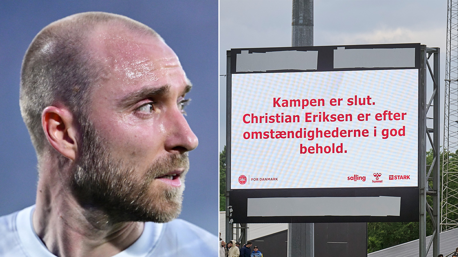 Danska landslagsläkaren: ”Christian mår bra”