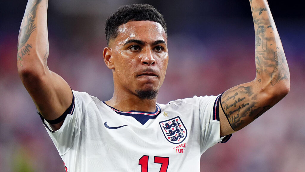 **Englands Morgan Rogers efter VM-matchen i grupp L på Dallas Stadium i Arlington. Bilddatum: onsdagen den 17 juni 2026.**