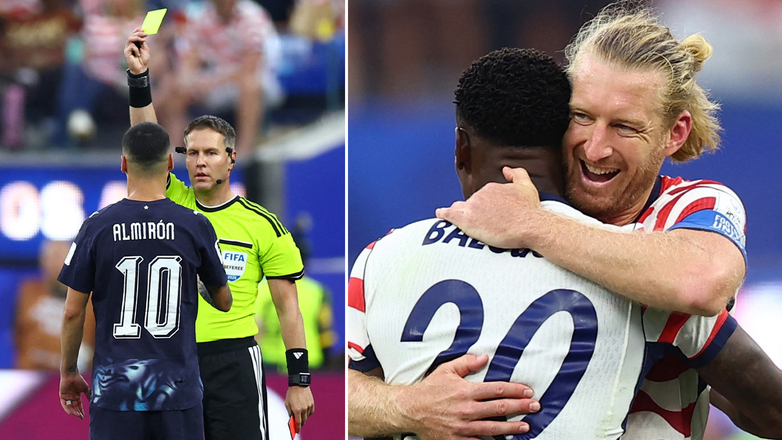 VM medan du sov: Historiskt VAR-beslut i USA:s premiär