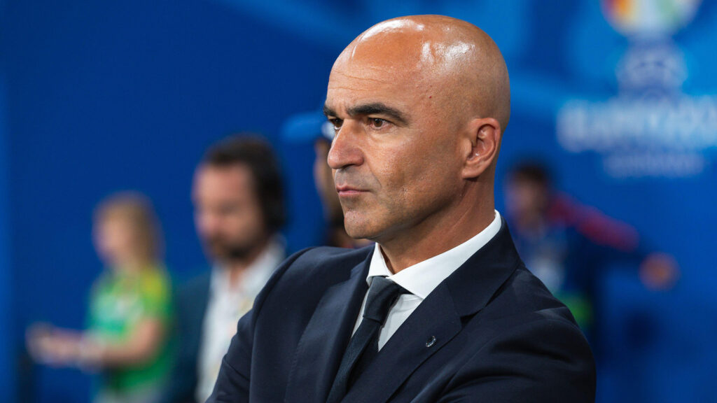 Leipzig, Germany – 18 juni 2024. Grupp F-match i UEFA Euro 2024 mellan Portugal och Czech Republic, slutresultat 2–1. Roberto Martínez, förbundskapten för Portugal.
