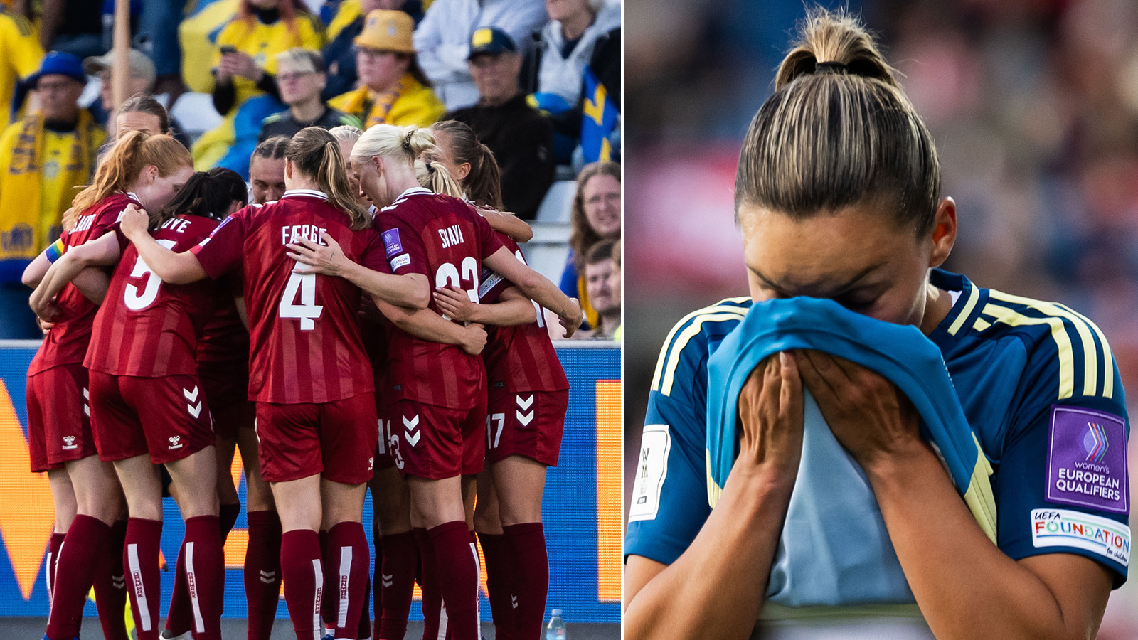 JUST NU: Sverige föll mot Danmark – nu väntar playoff