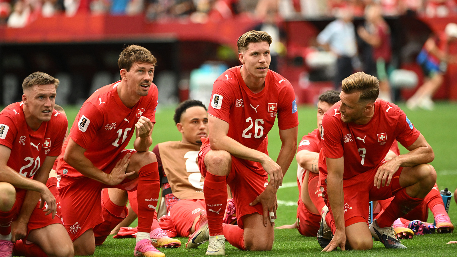 Schweiz gruppsegrare efter segern mot Kanda