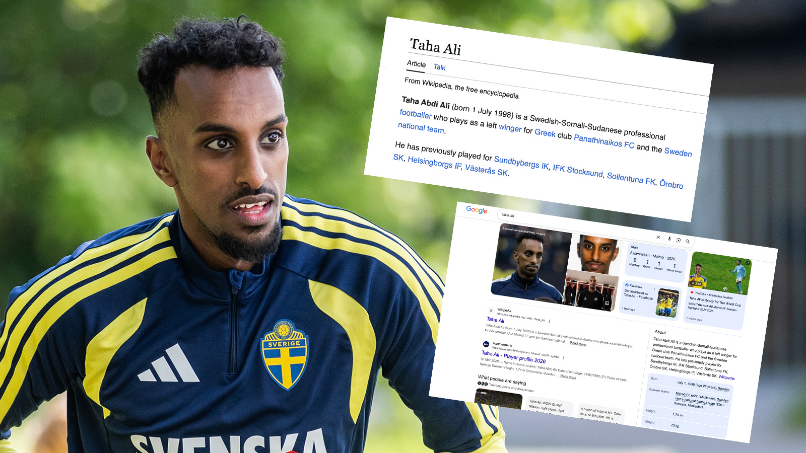 Bluffen kring grekiska storklubben och Taha Ali