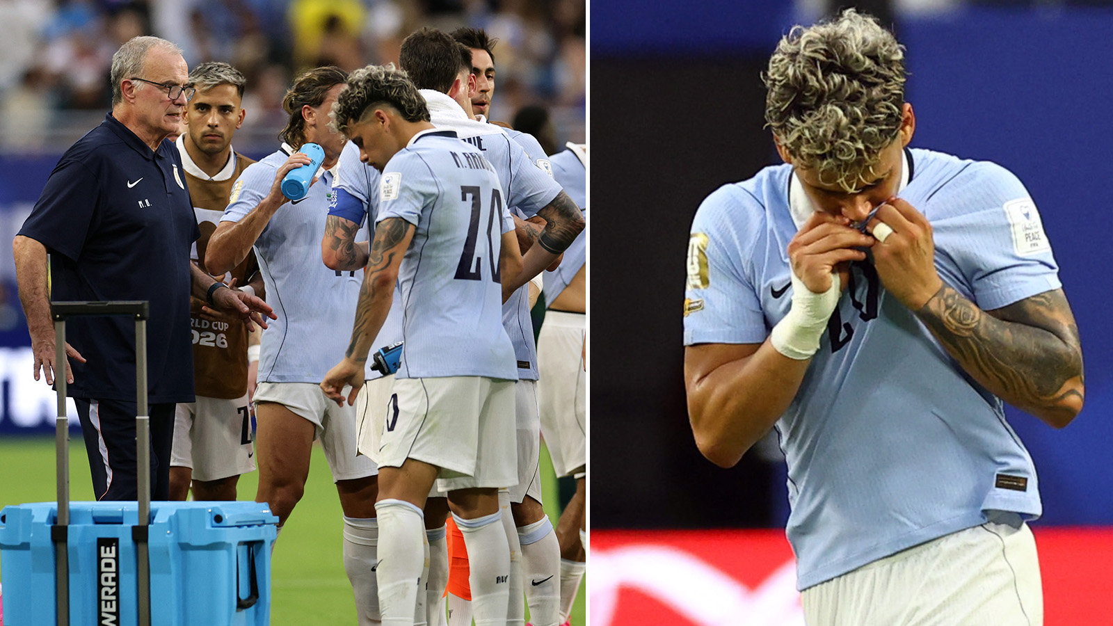 Uruguay räddade poäng sent mot Saudiarabien