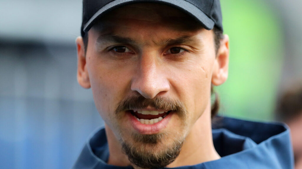 **Zlatan Ibrahimović under grupp F-matchen mellan Tyskland och Mexiko vid fotbolls-VM 2018 i Moskva, Ryssland.**