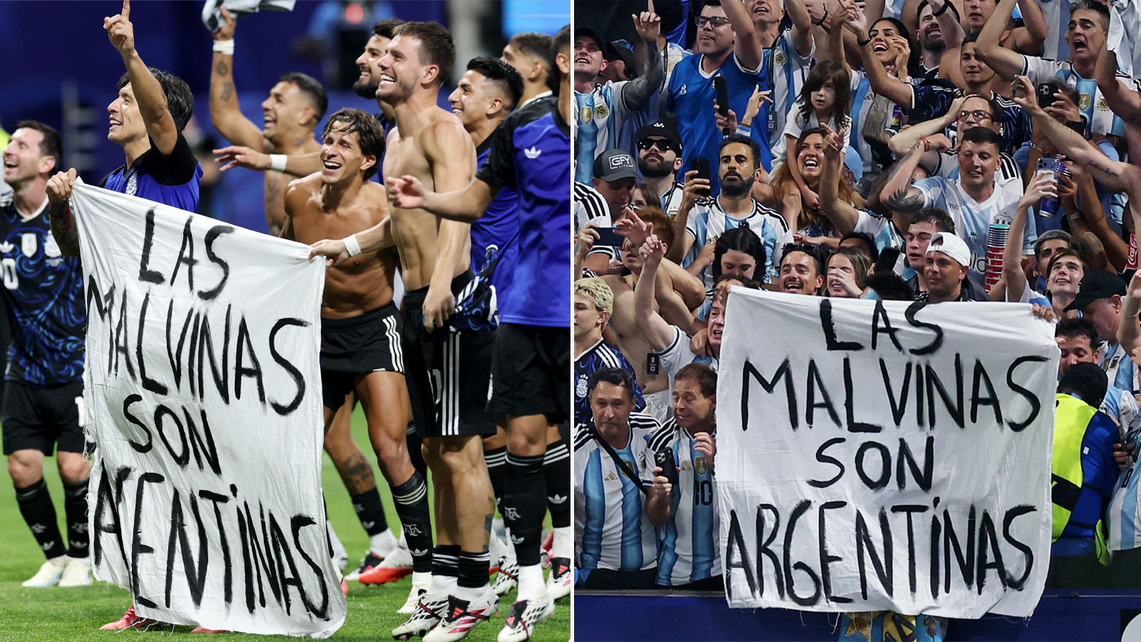 Efter banderollen: Vita huset backar Argentina