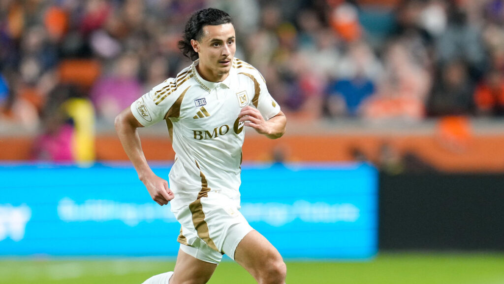 Houston, Texas, USA, den 28 februari 2026. LAFC:s Amin Boudri i aktion under MLS-matchen mellan Houston Dynamo FC och Los Angeles FC. LAFC vann med 2–0.
Foto: Scott Coleman/ZUMA Press Wire.
(Endast för redaktionell användning.)
