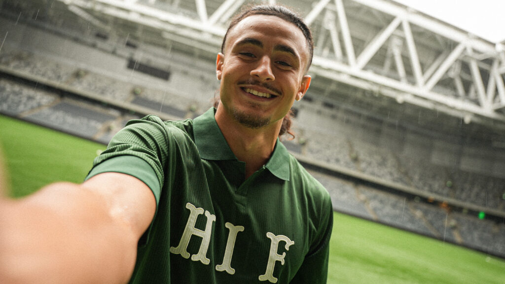 Fotboll, Allsvenskan: Amin Boudri poserar för ett porträtt sedan han skrivit på för Hammarby den 22 juli 2026 i Stockholm.

