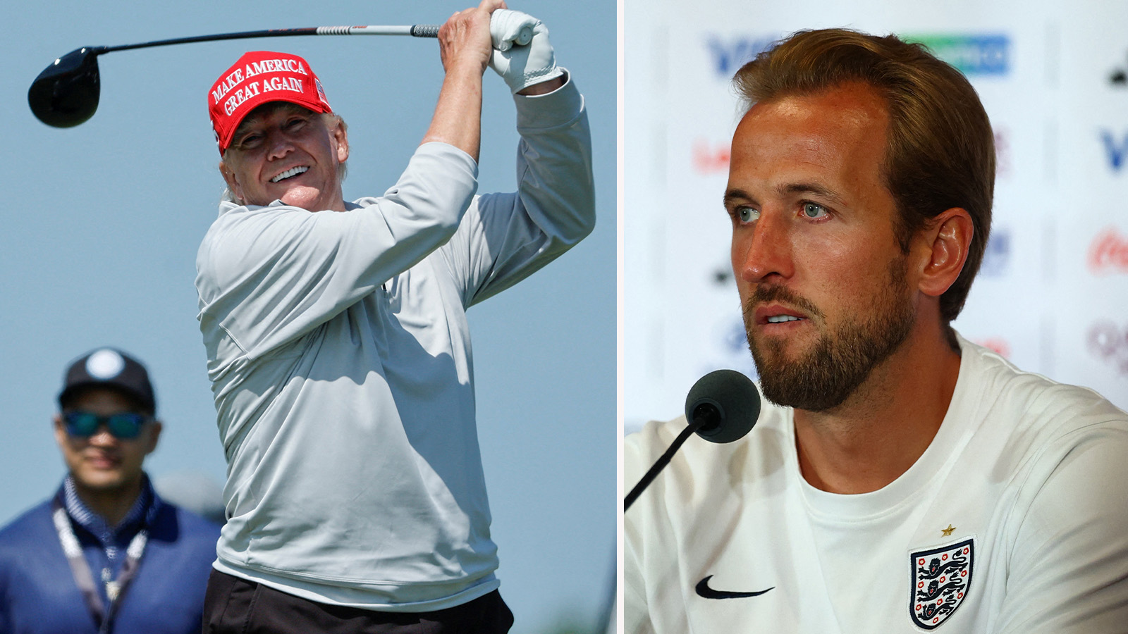 Spelade golf – med Donald Trump: ”Surrealistisk upplevelse”