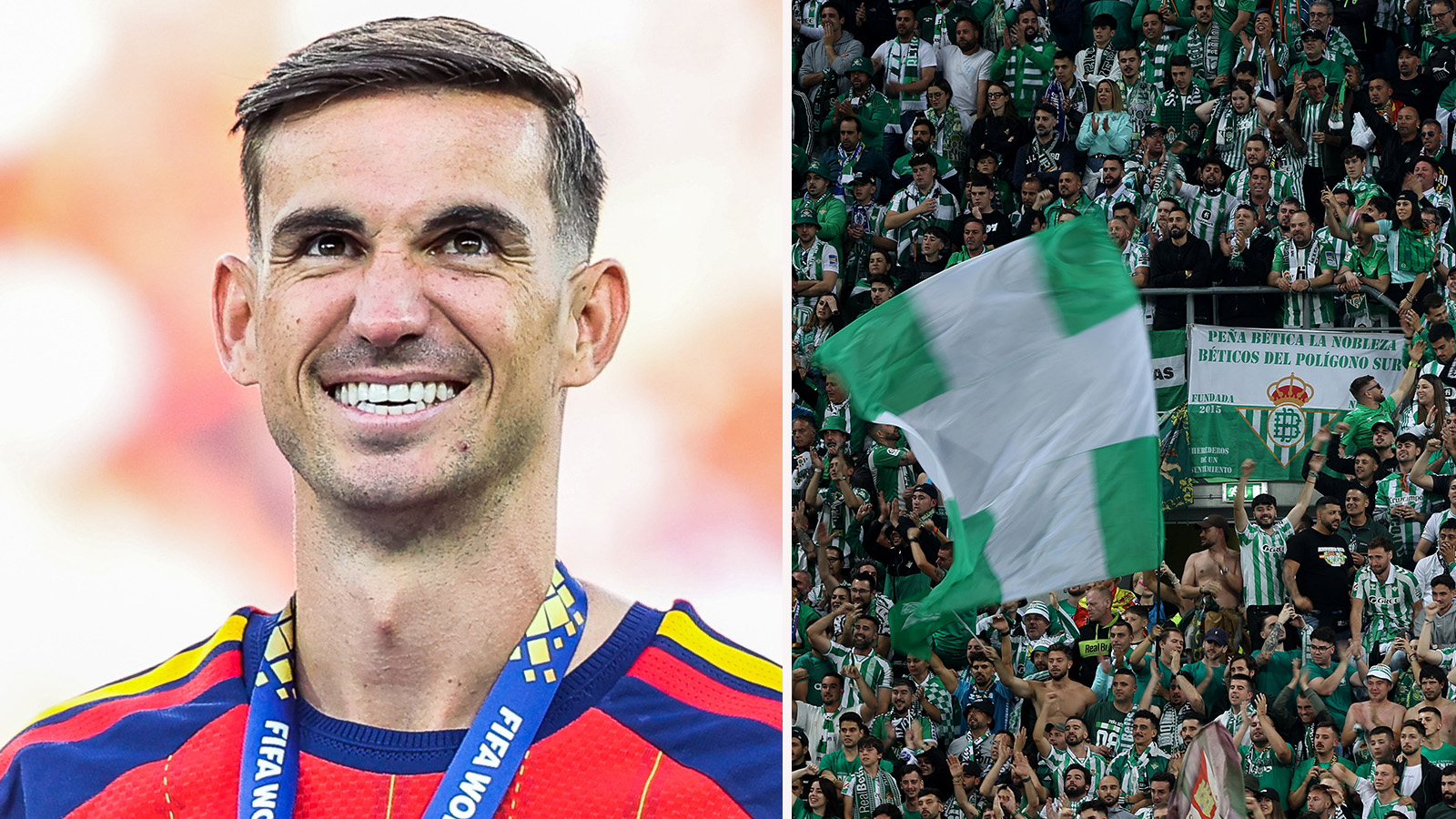 Spanska världsmästarens flirt med Real Betis: ”Mitt hem”