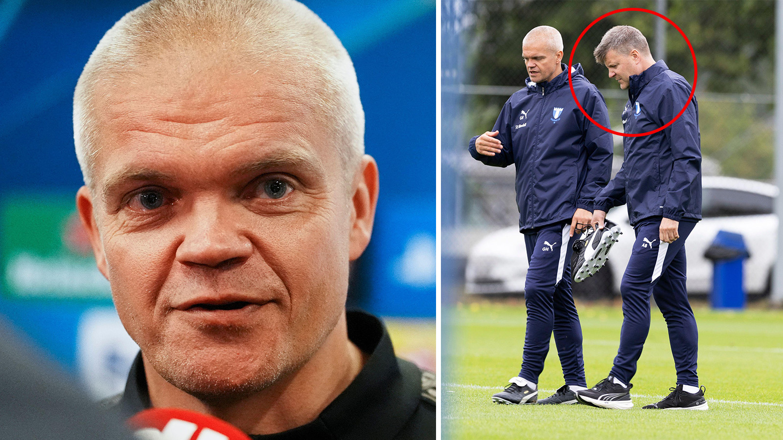 Här dyker MFF-ryktet upp på träning