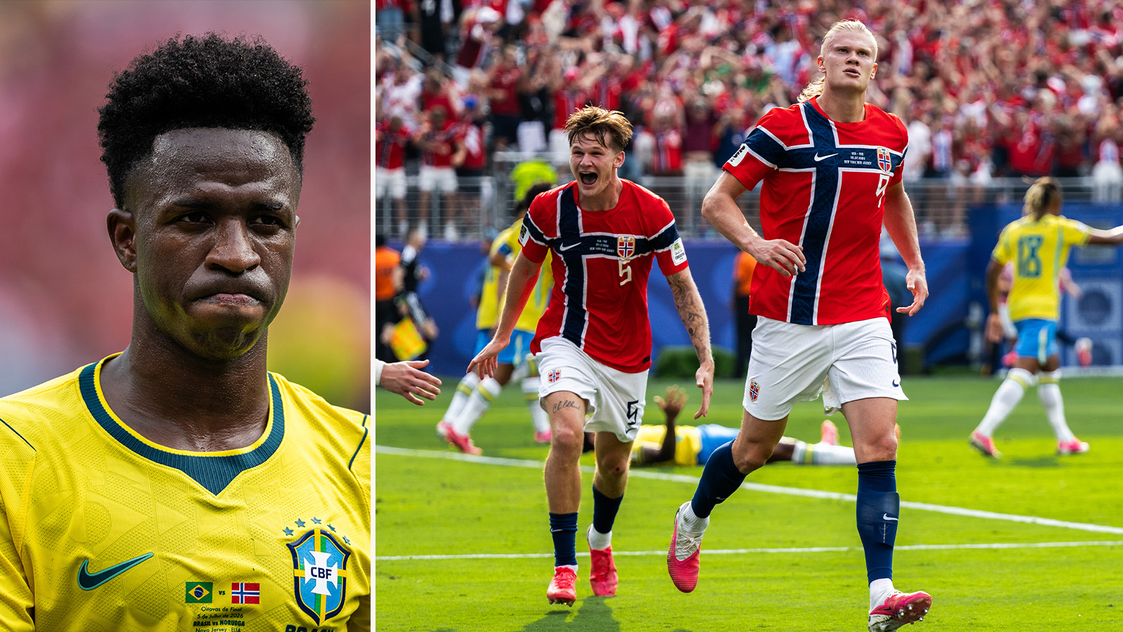 Norge slår ut Brasilien – vidare till kvartsfinal