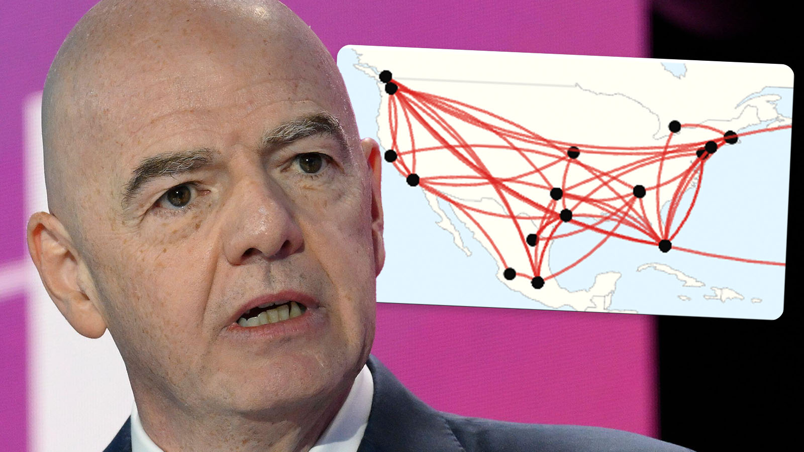Kartlagt: Infantino flög över 10 000 mil under VM