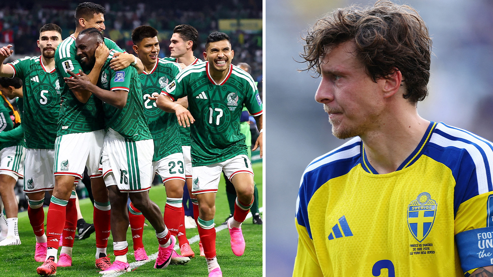 VM medan du sov: Svenskt uttåg och väderkaos i natt