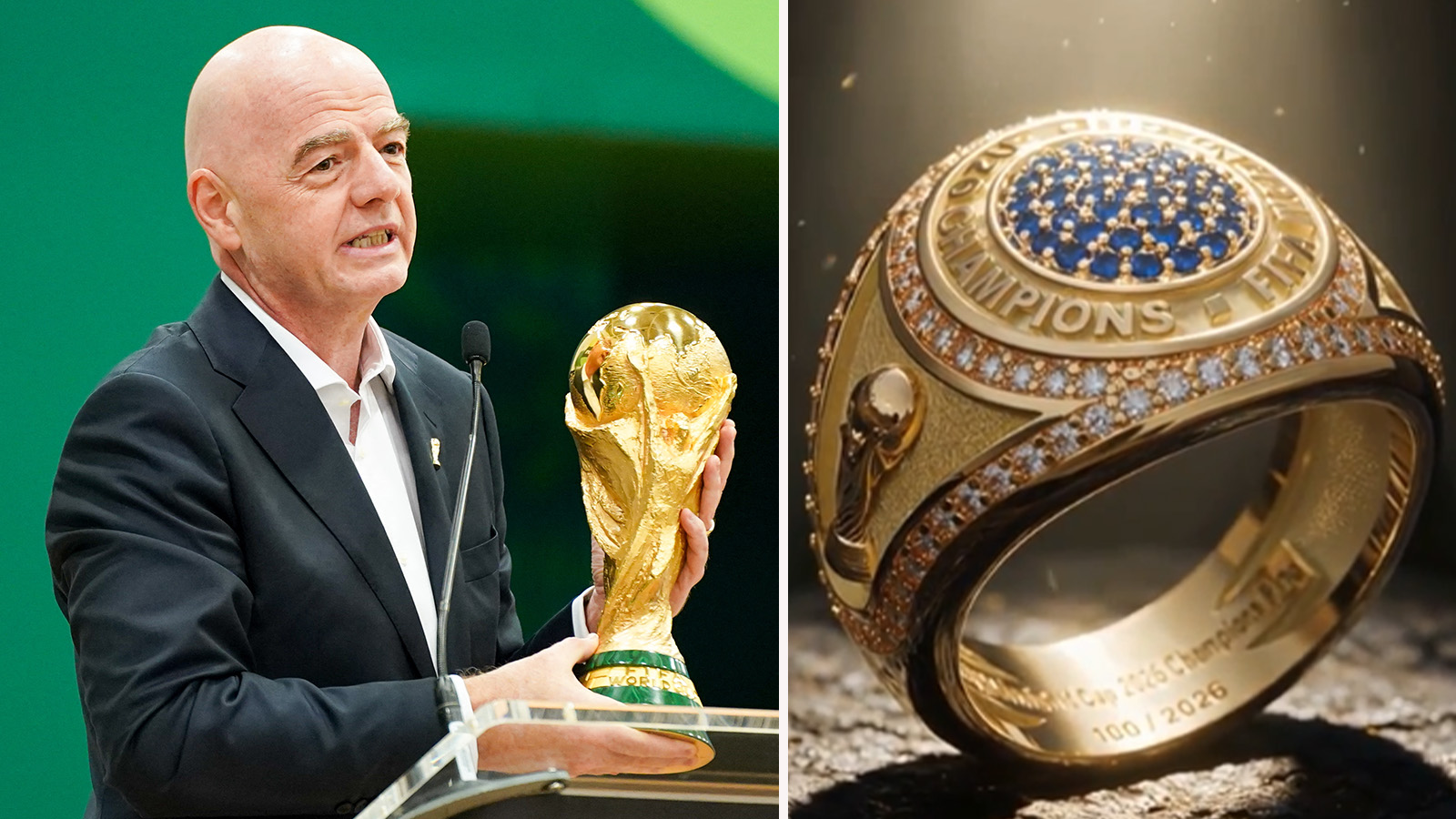 Fifas drag – mästarna belönas med ringar