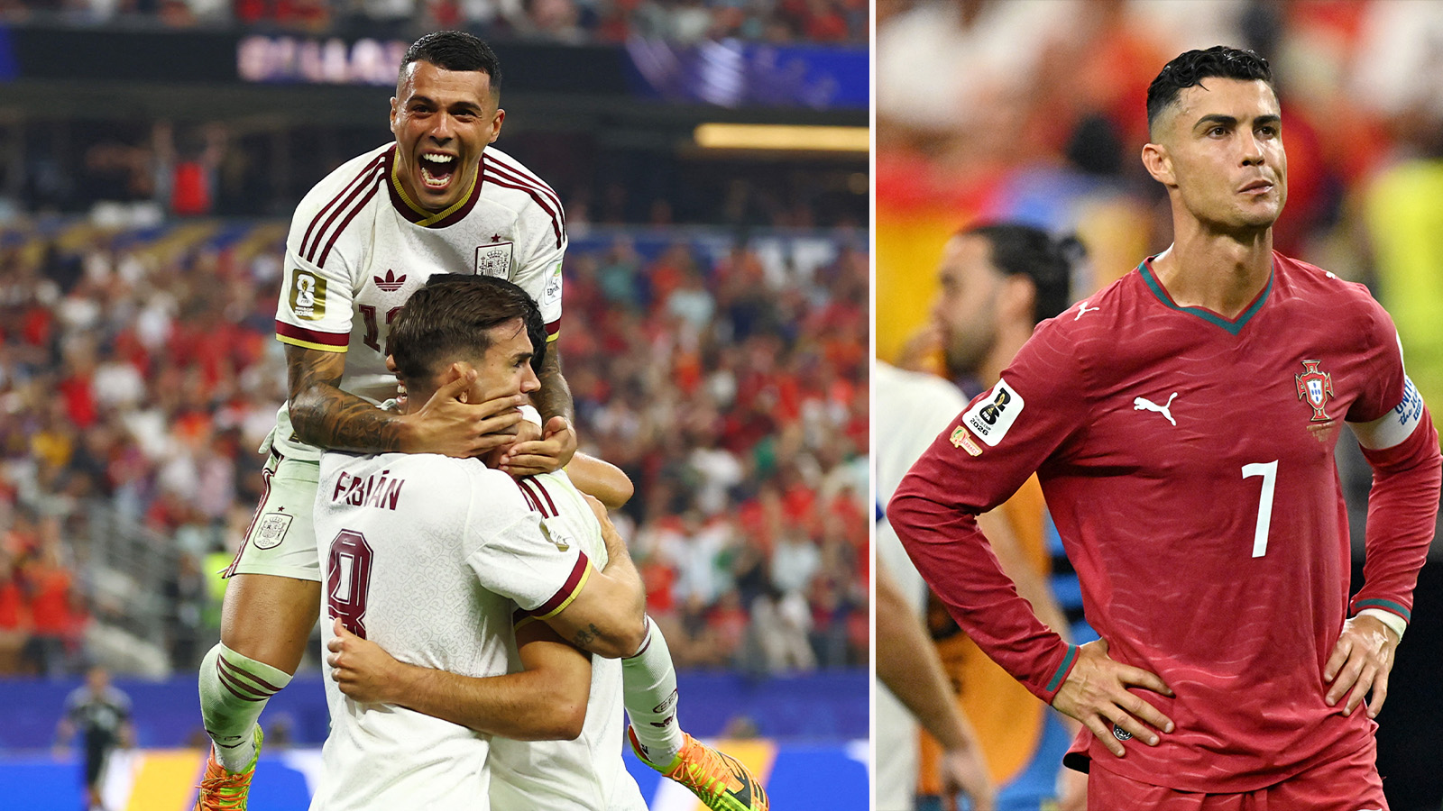 JUST NU: Spanien vinner – Ronaldos VM-karriär är över