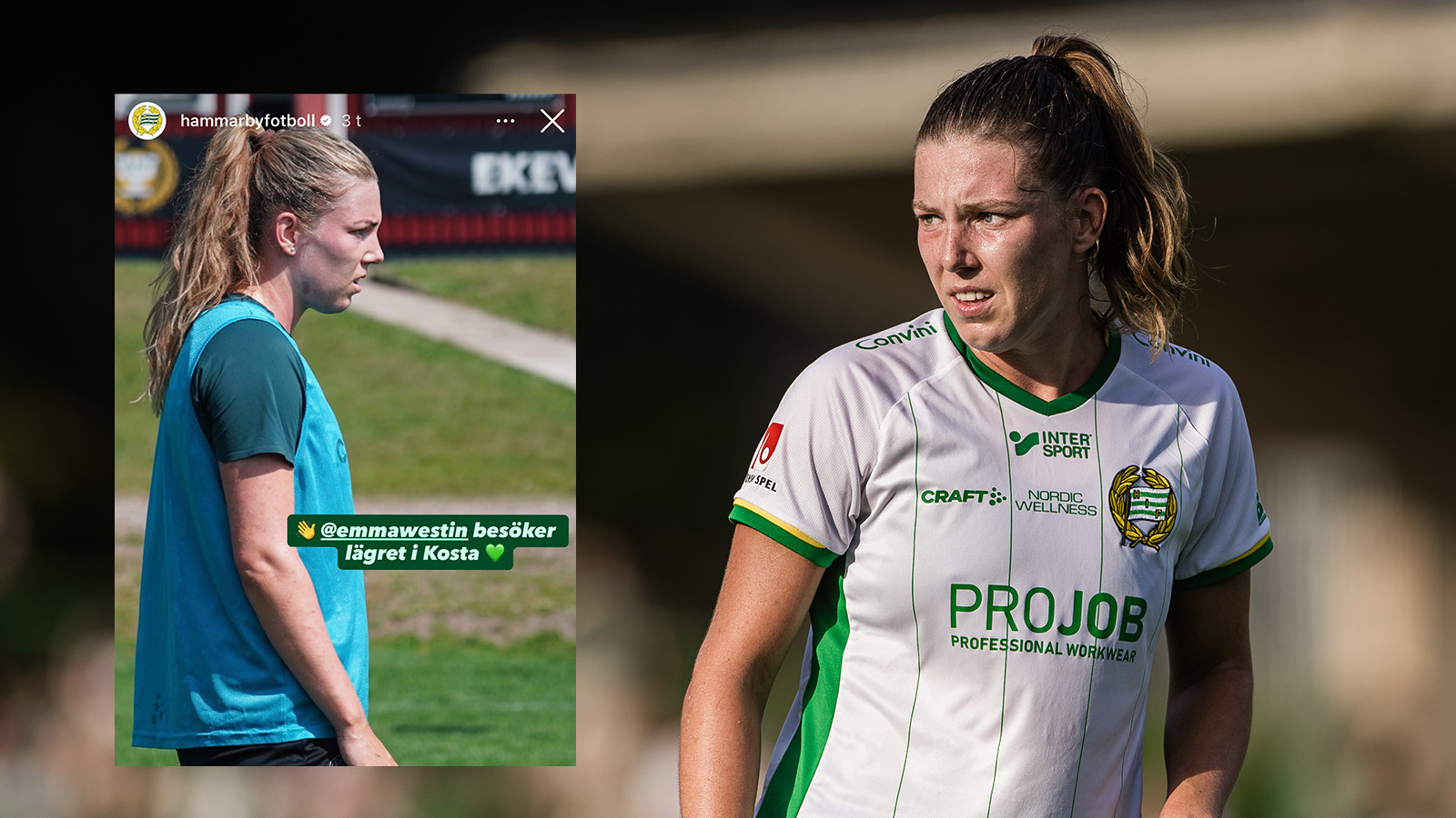 Klubblöse guldhjälten tränar med Hammarby