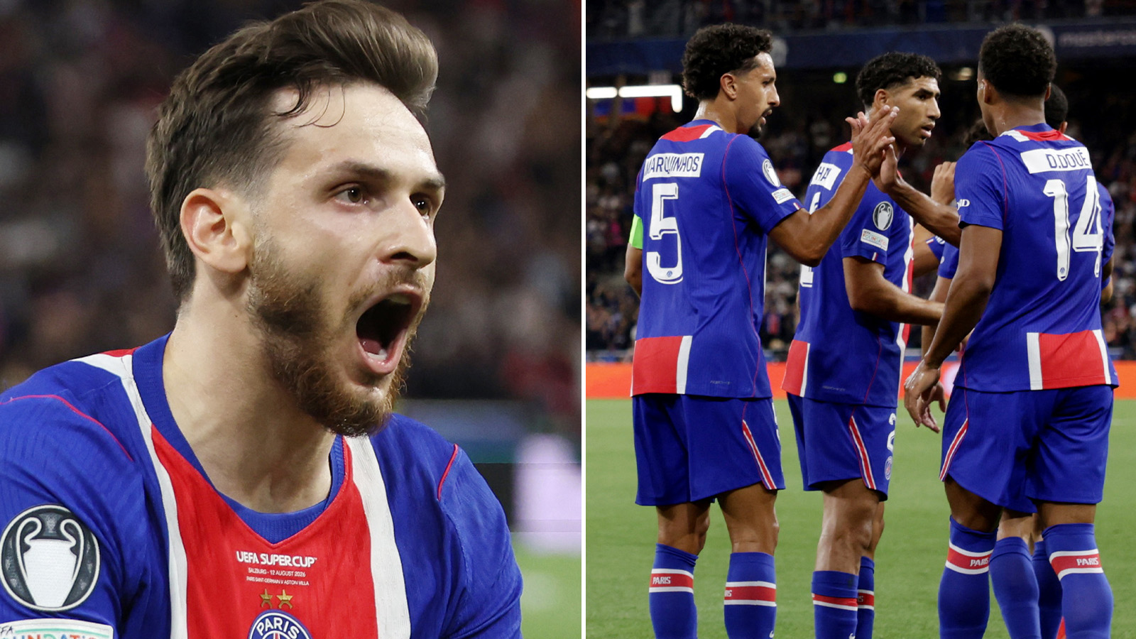 PSG vinner supercupen – stjärnduon hjältar