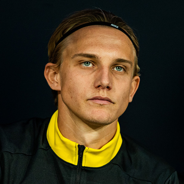 AIKs Linus Carlstrand inför fotbollsmatchen i Allsvenskan mellan AIK och Örgryte den 2 augusti 2026 i Stockholm.