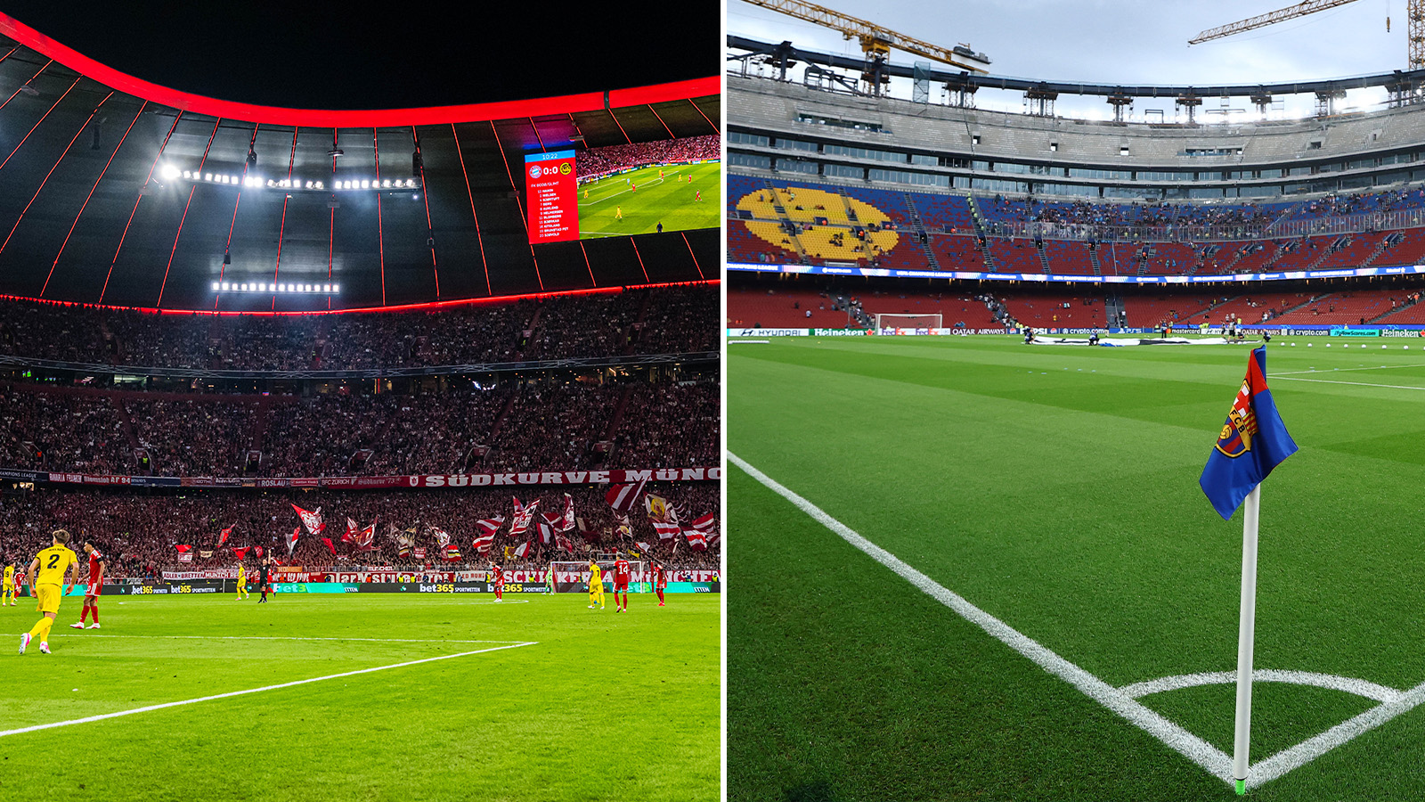 Klart: CL-finalerna till Allianz Arena och Camp Nou