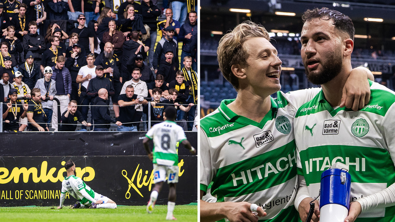 Firade framför AIK-klacken: ”Vart ska jag annars fira?”
