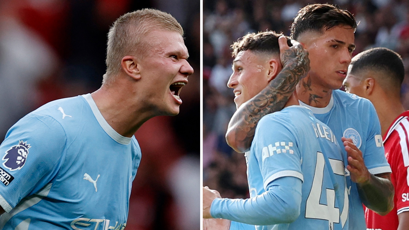 Manchester City segrade i derbyt – trots tidig utvisning