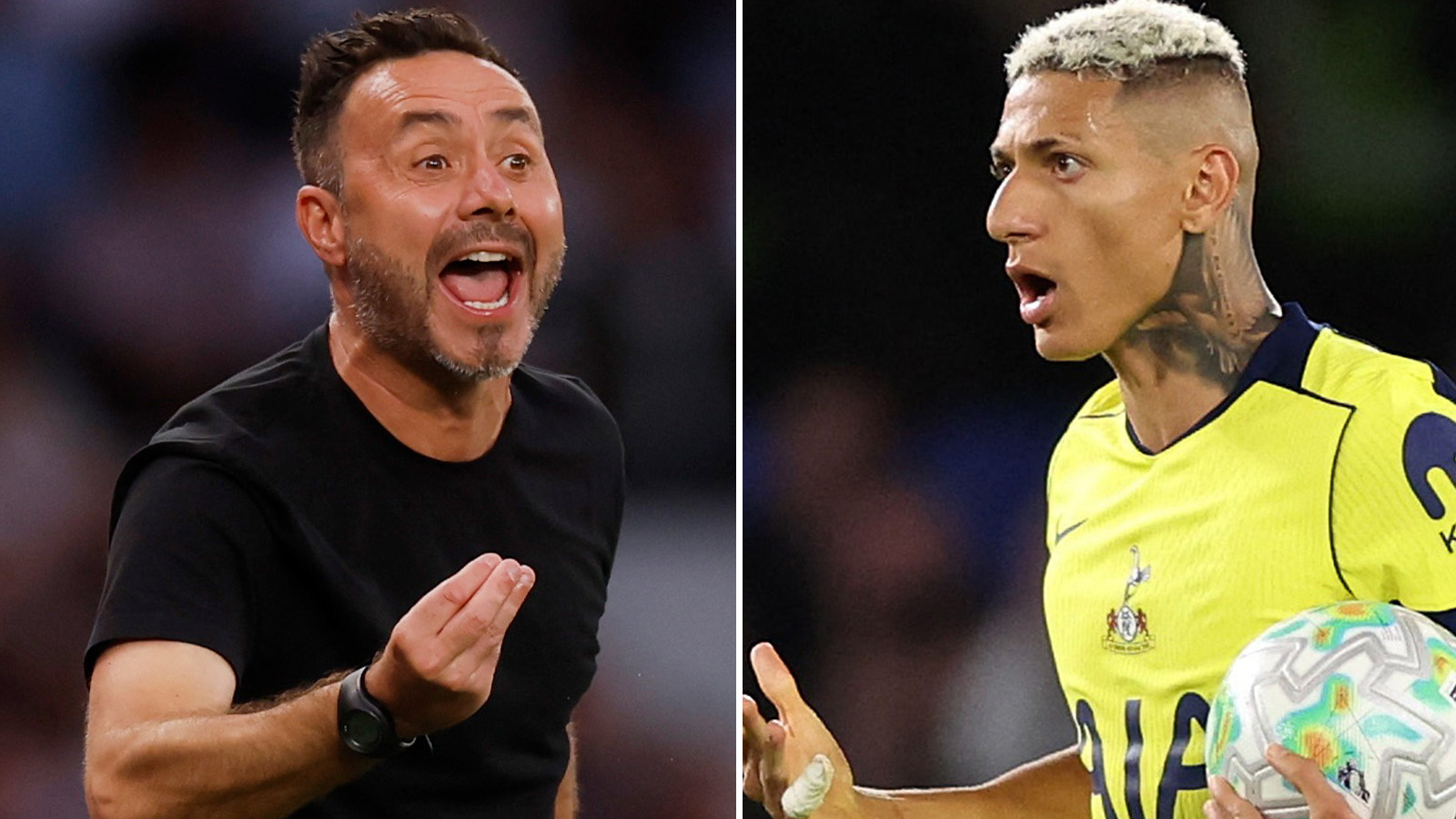 De Zerbi stänger dörren helt för Richarlison: ”Kan inte bönfalla honom”