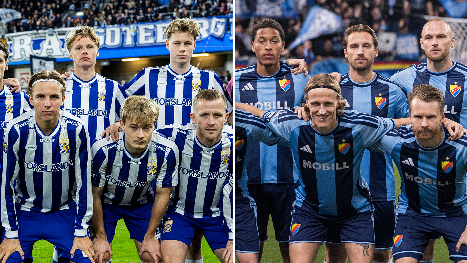 JUST NU: Så startar IFK Göteborg och Djurgården